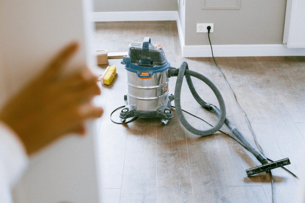 pexels-photo-3616735-3616735 Industrial vacuum cleaner in a newly renovated apartment for a spotless finish.